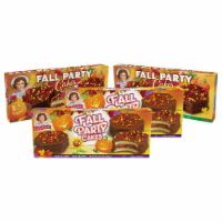 Little Debbie Fall Party Cakes, Chocolate, 4 Boxes, 20 Twin Wrapped Cakes