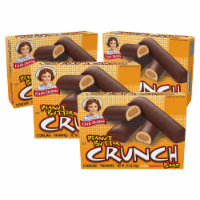Little Debbie Peanut Butter Crunch Bars, 4 Boxes, 48 Twin Wrapped Crunchy PB Snacks