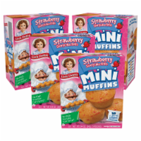Strawberry Shortcake Rolls Mini Muffins, 4 Boxes, 20 Travel Pouches of Bite-Size Muffins