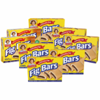 Little Debbie Fig Bars, 8 Boxes, 64 Individually Wrapped Chewy Cookies with Real Fig Filling