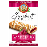 Sunbelt Bakery's Raspberry Fruit & Grain Bars, 5 Boxes, No Preservatives (40 Bars)