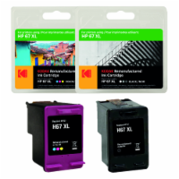 KODAK Compatible Ink Cartridge Replacement for HP67XL Convenience Bundle