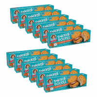 Little Debbie Snickerdoodle Creme Pies, 12 Boxes, 96 Individually Wrapped Cinnamon Cookies