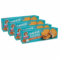 Little Debbie Snickerdoodle Creme Pies, 4 Boxes, 32 Individually Wrapped Cinnamon Cookies