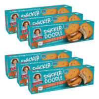 Little Debbie Snickerdoodle Creme Pies, 6 Boxes, 48 Individually Wrapped Cinnamon Cookies