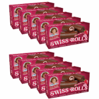 Little Debbie Strawberry Swiss Rolls, 10 Boxes, 120 Cake Rolls