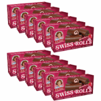 Little Debbie Strawberry Swiss Rolls, 12 Boxes, 144 Cake Rolls