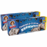 Little Debbie Cookies & Creme Brownies Big Pack, 2 Boxes, 24 Brownies Individually Wrapped