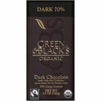 Green & Black's Organic 70% Cacao Dark Chocolate Bar Perspective: Main