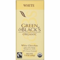 Green & Black's Organic White Chocolate Bar Perspective: Main