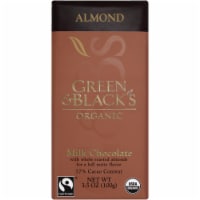 Green & Black's Organic Almond Milk Chocolate Bar Perspective: Main