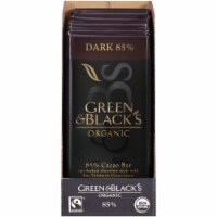 Green & Black's Organic 85% Dark Chocolate Bar Perspective: Main