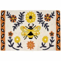 Jellybean JB-JB160 20 x 30 in. Quilting Bee Indoor & Outdoor Accent Rug