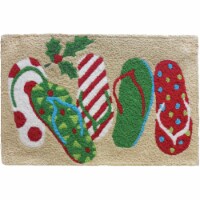 Jellybean JBL-LWN001 20 x 30 in. Christmas Sandals Indoor & Outdoor Accent Rug