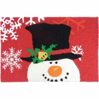 Jellybean JBL-BT054 20 x 30 in. Snowman with Magic Hat Indoor & Outdoor Accent Rug