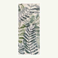 Jellybean SS-JAC001B 20 x 30 in. White Floral Sketch Rectangle Rug, Multi Color