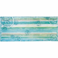 Homefires PR-PRB001J 60 x 26 x 0.25 in. Ocean Floor Indoor Area Rug, Multi Color