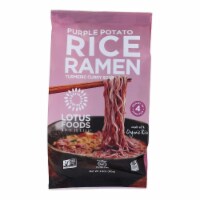 Lotus Foods Purple Potato and Brown Rice Ramen with Vegetable Soup - Case of 10 - 2.8 oz. Perspective: Main