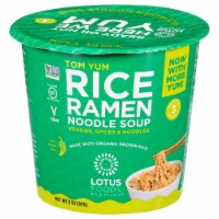 Lotus Tom Yum Rice Ramen Noodle Soup Cup Perspective: Main