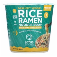 Lotus Foods Rice Ramen Noodle Soup Garlicky Veggie - 1.94 oz (55 g) Perspective: Main