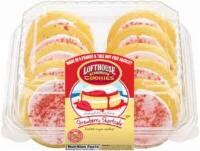 Lofthouse Strawberry Shortcake Frosted Sugar Cookies Perspective: front