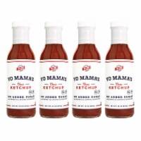 Yo Mama's Foods Keto Classic Ketchup – Pack of (4) - No Sugar Added, Low Carb, Vegan