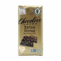 Chocolove - Extra Strong Dark Chocolate Bar - 3.2 oz (Pack of 1)