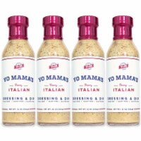 Yo Mama's Foods Low Carb Gourmet Italian Dressing and Dip - Pack of (4) - Low Carb, No Sugar