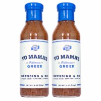 Yo Mama's Foods Low Carb Gourmet Greek Dressing and Dip - Pack of (2) - Low Carb, No Sugar