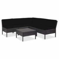 OnlineGymShop CB21389 Outdoor Furniture Set - Black