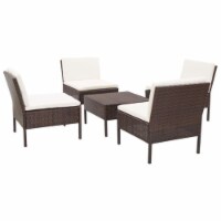 OnlineGymShop CB21384 Outdoor Furniture Set - Brown