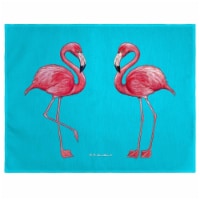 Betsy Drake PM084 Pink Flamingo Place Mat - Set of 4