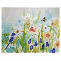 Betsy Drake PM167 Bird & Daffodil Place Mat - Set of 4