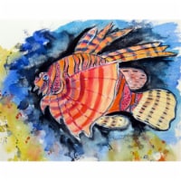 Betsy Drake PM397 Betsys Lion Fish Place Mat - Set of 4