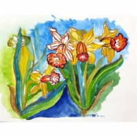 Betsy Drake PM542 Daffodils Place Mat - Set of 4