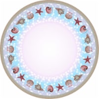 Betsy Drake TR094G 68 in. Shells Round Table Cloth