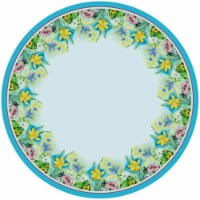 Betsy Drake TR194G 68 in. Florals Round Table Cloth