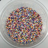 Nonpareils Rainbow Bakery Topping Sprinkles colored nonpareils 1 pound