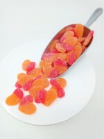 Gummi Peach Hearts 2 pounds Gummy Valentine Candy