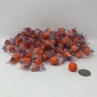 Jawbreakers Orange Color Small wrapped candy jawbreaker jaw breaker 2 pounds