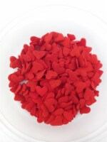Valentine Hearts Jumbo Red Heart Shapes Bakery Topping Sprinkles 1 pound