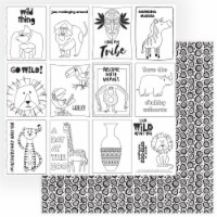 A Walk On The Wild Side Double-Sided Cardstock 12"X12"-Color Me