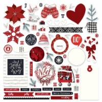 PhotoPlay Collection Card Kit Stickers-Christmas Cheer