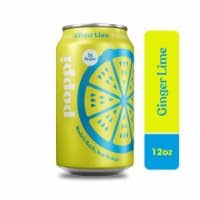 Poppi Ginger Lime Prebiotic Soda Can Perspective: Main