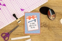 Crafter's Companion Clear Acrylic Quirky Stamp-Shave My Legs
