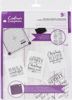 Crafter's Companion Clear Acrylic Stamp Set-The Spirit Of Christmas