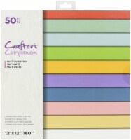 Crafter's Companion Matt Cardstock Pad 12 X12  50/Pkg-Layerable Sentiments Christmas