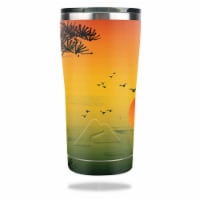 MightySkins OZTUM2017-Japanese Sunset Skin for Ozark Trail 20 oz Tumbler 2017 - Japanese Suns