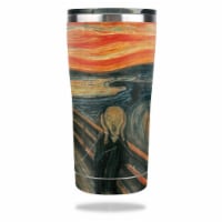 MightySkins OZTUM2017-The Scream Skin for Ozark Trail 20 oz Tumbler 2017 - the Scream