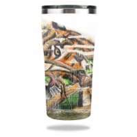 MightySkins OZTUM2017-Tiger Eyes Skin for Ozark Trail 20 oz Tumbler 2017 - Tiger Eyes